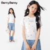Сетчатая футболка для девочек BARRY BANNY с радужными горошками
