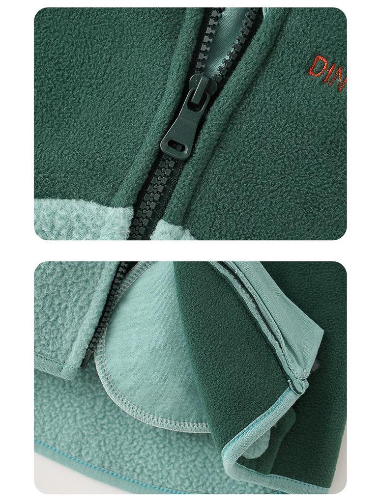 Fleece Jackets for Girls and Boys, Autumn/Winter Kids' and Babies' Hooded Tops, Baby Clothing, Cross-Border.