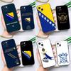 Чехол для телефона Паспорт Боснии и Герцеговины для iPhone 17 16 15 14 13 11 12 Pro Max Plus 12 13 Mini 16e 17 Air Cover Coque