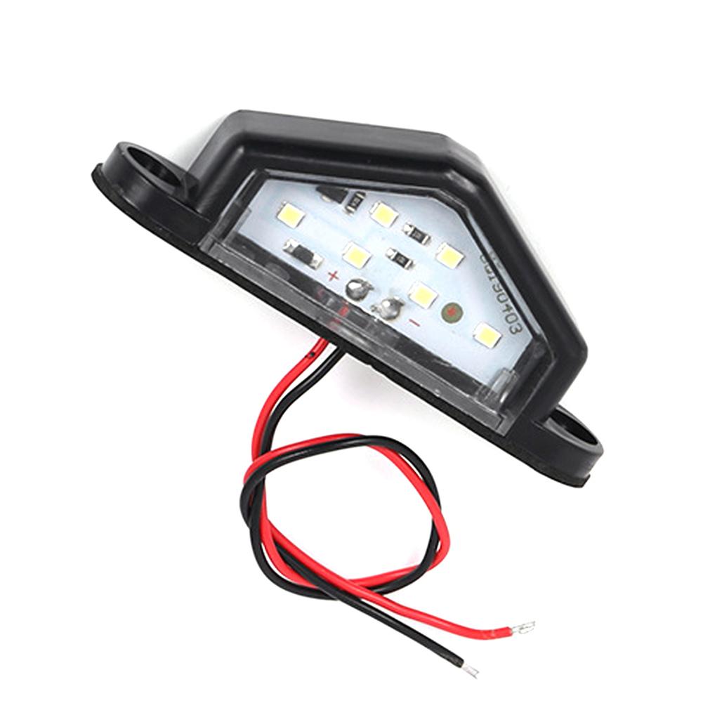 12V Автомобильный Грузовик Светодиодный Фонарь Подсветки Номерного Знака Лампа Прицеп Задний Задний Фонарь Белый Светодиодный Фонарь Подсветки Номерного Знака