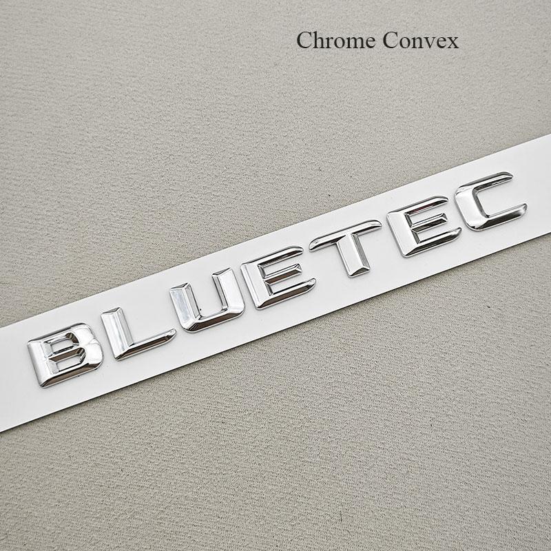 For Mercedes Benz Diesel Letter Logo BLUETEC Side Fender Badge Rear Trunk Emblem Decal C E S GLE Class Auto Exterior Accessories