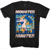 Видеоигра Monster Hunter Черная футболка для взрослых