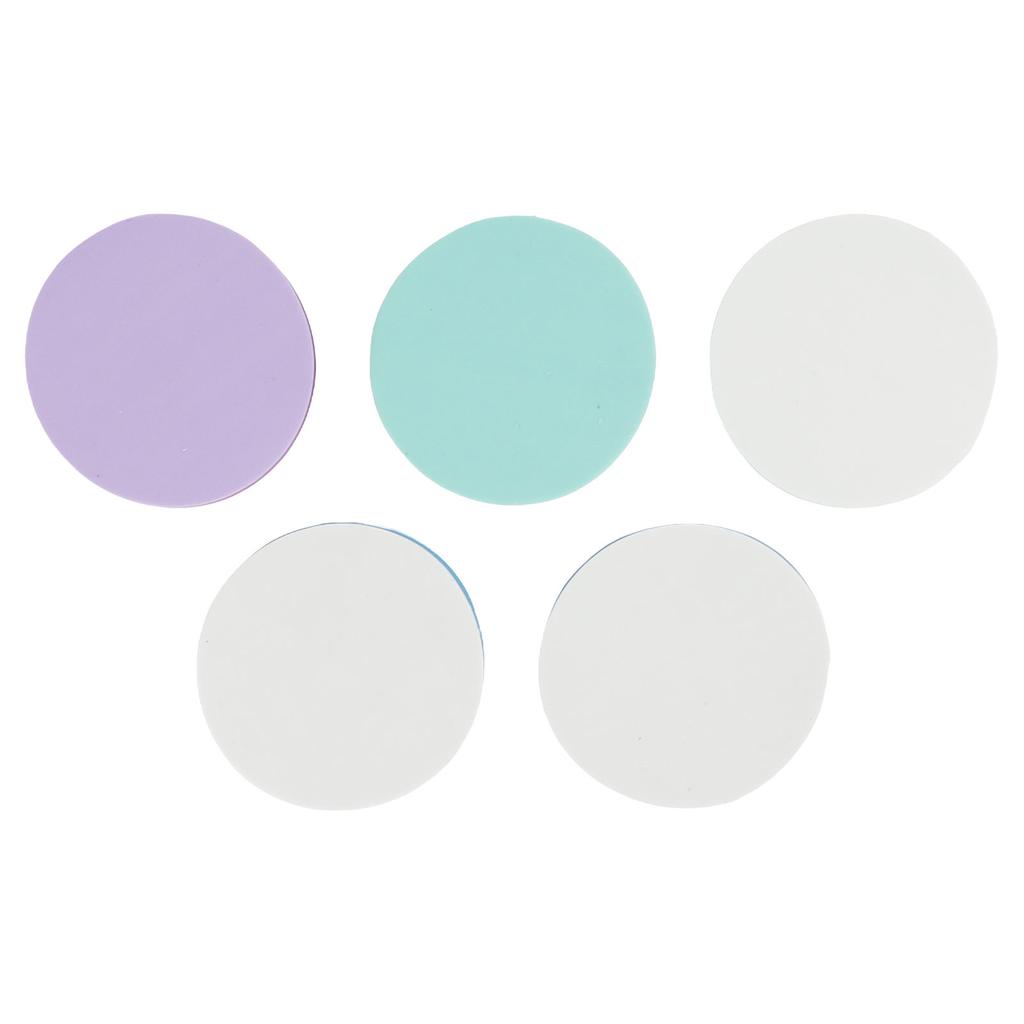 5 Pcs Carving Rubber Stamps Double Sided Removable Environmentally Friendly DIY Round Rubber Stamp