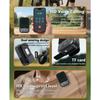 Portable Sport Bluetooth Speaker Outdoor Waterproof with Cycling Stand Magnetic Collar Clip FM Radio TF Card TWS Mini Soundbox