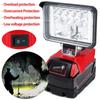 Outdoor camping LED lithium battery light 180 degree rotation 3-inch portable handheld LED work light Milwaukee M18 20V