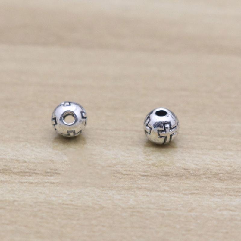 62KD для круглых бусин 5 мм, неокрашенные, 100 шт./набор, католический христианский декор из бусин