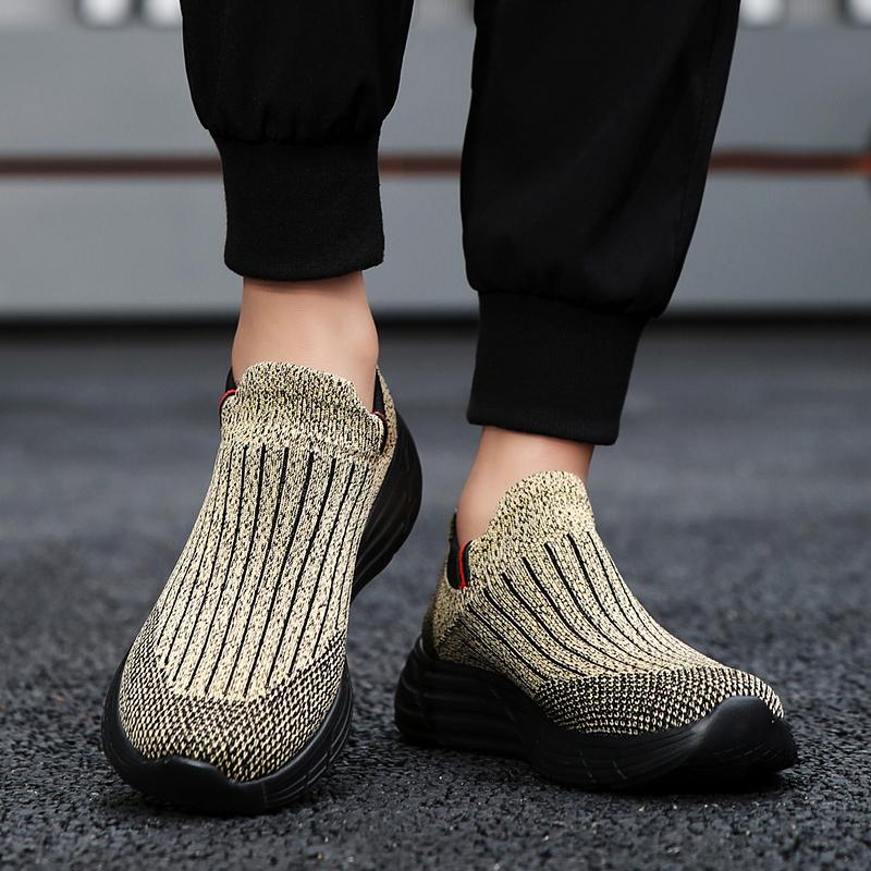 Модные и модные дышащие легкие летные тканые туфли большого размера, походная обувь, носки, обувь для спорта и отдыха на открытом воздухе