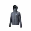 Outdoor Series Solid Color Zip-Up Hooded Comfortable Breathable Versatile Loose Sun Protection Jacket Women Jackets Cangye-Gray 962526601-4