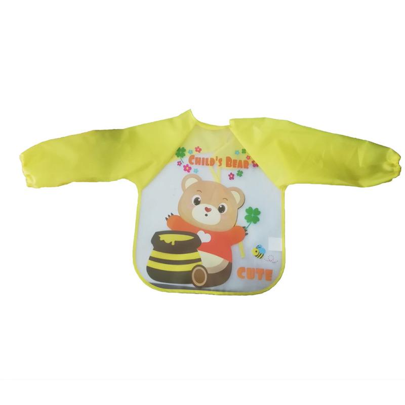 Baby Bibs Infant Burp Clothes Long Sleeve Waterproof Feeding Accessories