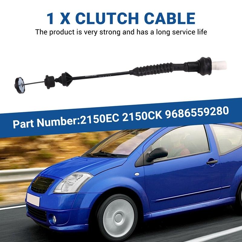 Трос сцепления 2150CK 2150EC 9686559280 Для Peugeot 206 207 206CC 206 Hatchback 206 SW Citroen C2 C3 Трос управления сцеплением