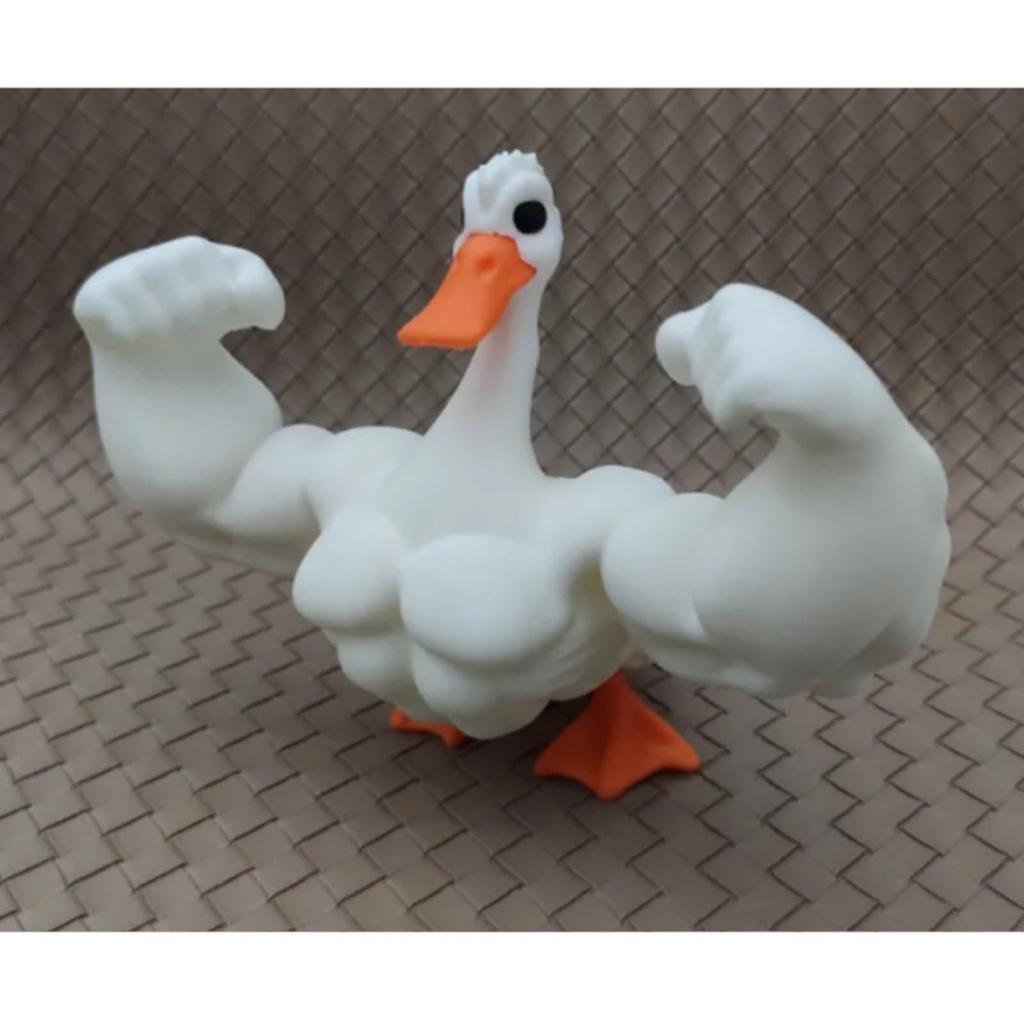 Мышечная 3D-печатная фигурка с инъекцией куриной крови, забавное садовое украшение