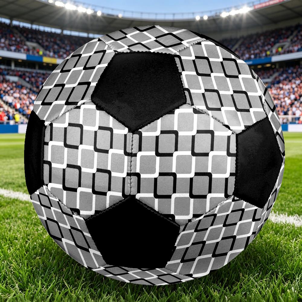 1pc Abstract Geometric Outdoor Sports Football, Size 5, Comfortable And Durable Feel,Gift yy20