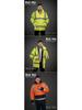 Custom Waterproof Reflective Safety Jacket for Autumn and Winter