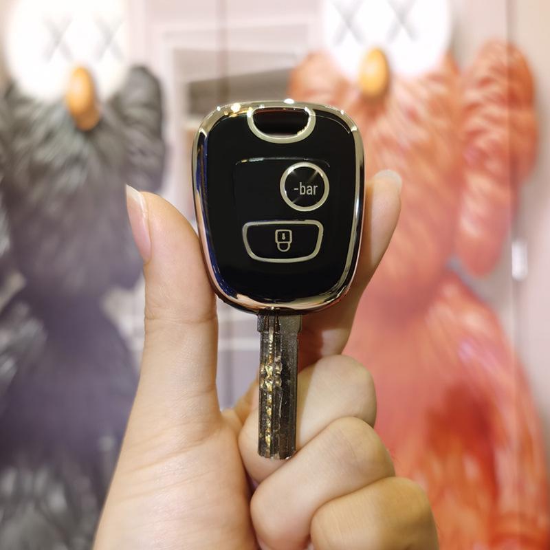 Чехол для ключа BYD F0: Высококачественная Унисекс Крышка с Пряжкой для Ключа-Планки