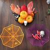 Fruit Basket Halloween Spider Web Shape Fruit Bowl Multi-purpose Exquisite Candy Basket Party Decoration