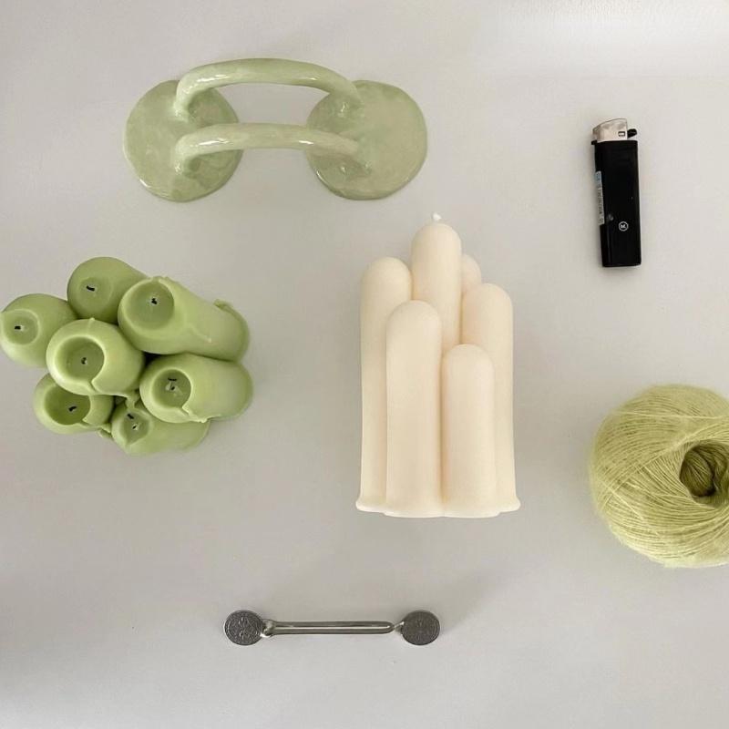 7 неправильных цилиндрических силиконовых форм «сделай сам», формы ароматических свечей, изготовление украшений мебели, силиконовые формы