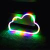 Cloud Shape Home Decoration LED Colorful Rainbow Neon Sign Light Lamp for Room