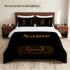 Arsenal Personalized Custom Name 3‑Piece Bedding Set Soft Duvet Cover Set For Bedroom Home Decor