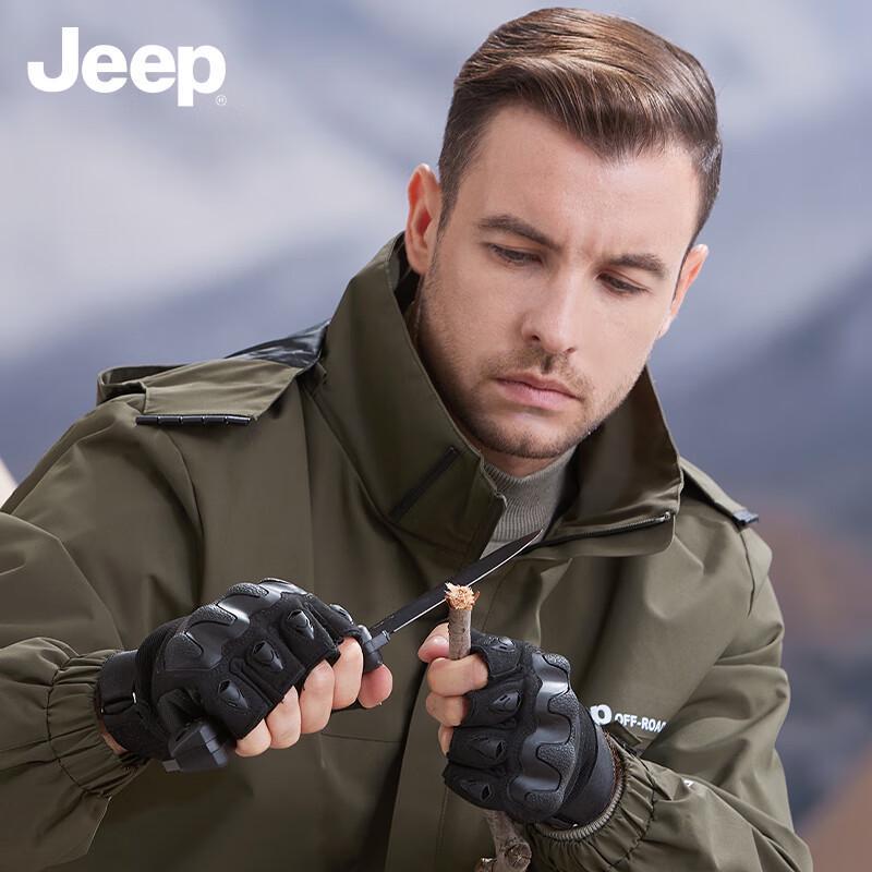JEEP Half-Finger Tactical Riding Gloves