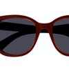 Gucci Original Design Recycled Acetate Round Sunglasses Men's Red