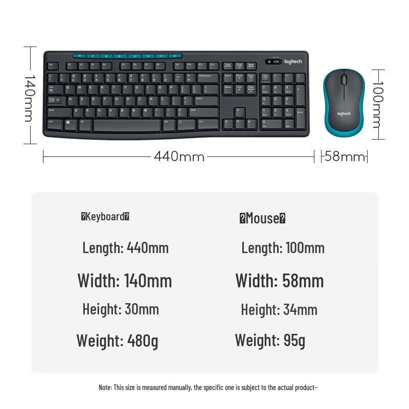 Logitech Беспроводной комплект клавиатуры и мыши MK275