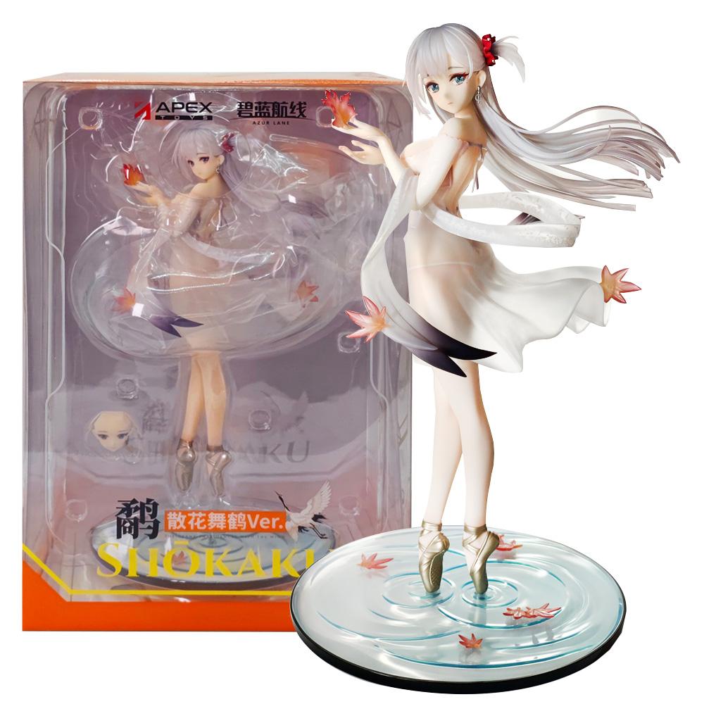 25СМ Аниме Azur Lane Фигурка Сёкаку 1/7 Журавль, танцующий с ветром Вер Модель Игрушка Кукла Фигурка Действия ПВХ