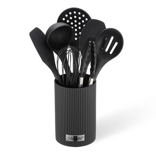 Zestaw 8 Silikonowych Przyborów Kuchennych | Maestro Mr-1542-Black