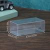 20Pcs Model Car Toy Display Box For 1:64 Transparent Pvc Storage Holder Clear Box Case Party Decor Clear Gift Display Case
