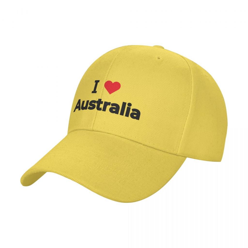 Я люблю Австралию Бейсболка пена вечеринка Шляпа иконка Snapback Кепка Женская пляжная мода Мужская