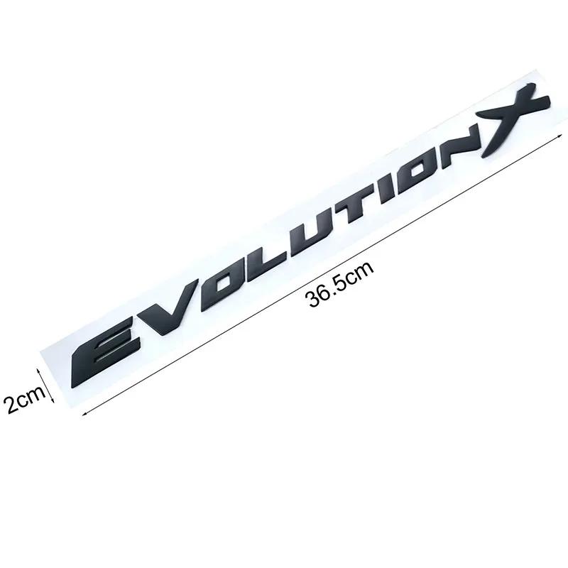 Evolution X буквы ABS пластик автомобильный Стайлинг эмблема значок автомобильный ремонт багажника 3D наклейка наклейка для Mitsubishi Lancer EVO