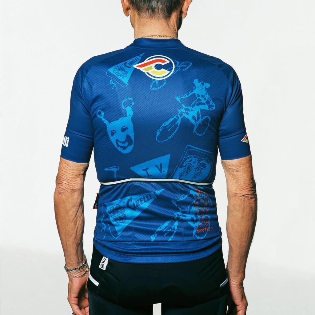 Gruppo CIAO ICONS Cycling Blue Navy Men's Jersey,