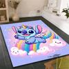 3D cartoon sci-fi movie (Stitch) rug, suitable for living rooms, children's rooms, bedrooms, sofas, doormats, and other home déc