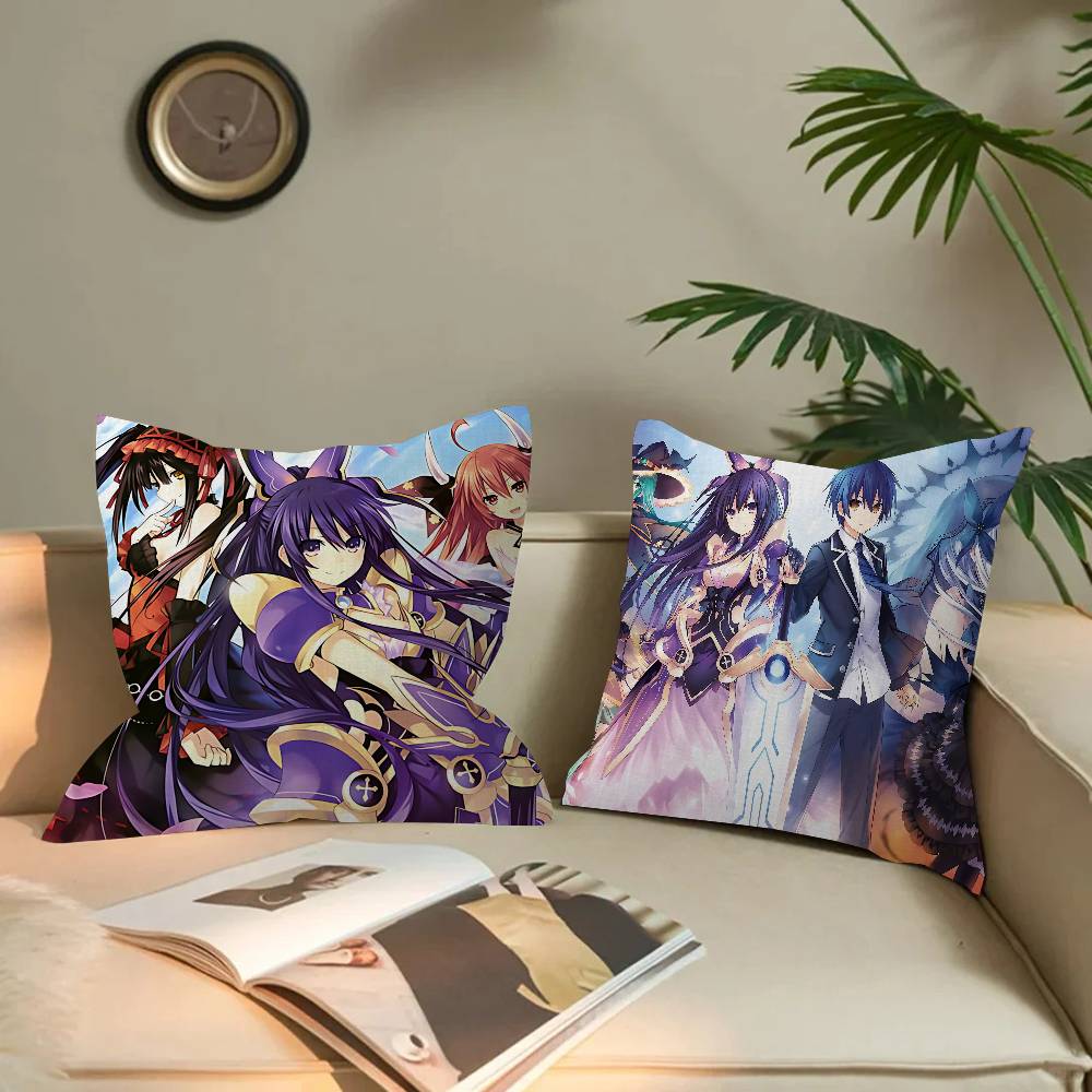 Чехол на подушку с рисунком Date A Live, дюймы, деревенский декор, декоративные чехлы для дивана