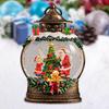 Christmas Snow Globe Lantern with Automatic Snowflake Night Light Luminous Musical Box