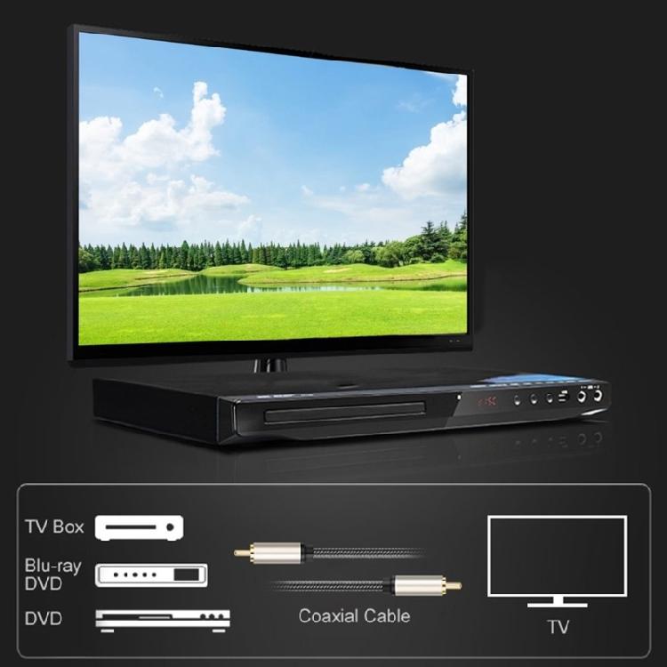 Цифровой коаксиальный аудиокабель Кабель для сабвуфера Кабель RCA на RCA Двухэкранированный кабель