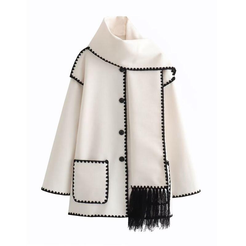 Kaslead Fashion Style Scarf Woolen Knitting Outwear