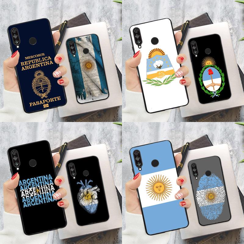 Чехол с флагом Аргентины для Huawei Nova 11 9 10 SE Y60 Y70 Y90 Y61 Y91 Nova 3i 7i 8i 11i P20 P40 Lite P30 Pro