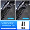 Для BMW X3 G01 2025 4 шт. Автомобильный ящик для хранения сбоку передней двери TPE Органайзер-лоток для передней двери Автоаксессуары для интерьера