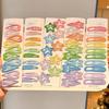 10Pcs/Set Colorful Shaped Hair Clips Non Slip Assorted Bright Colors Bulk for Travel Shooting Cute Hairstyling