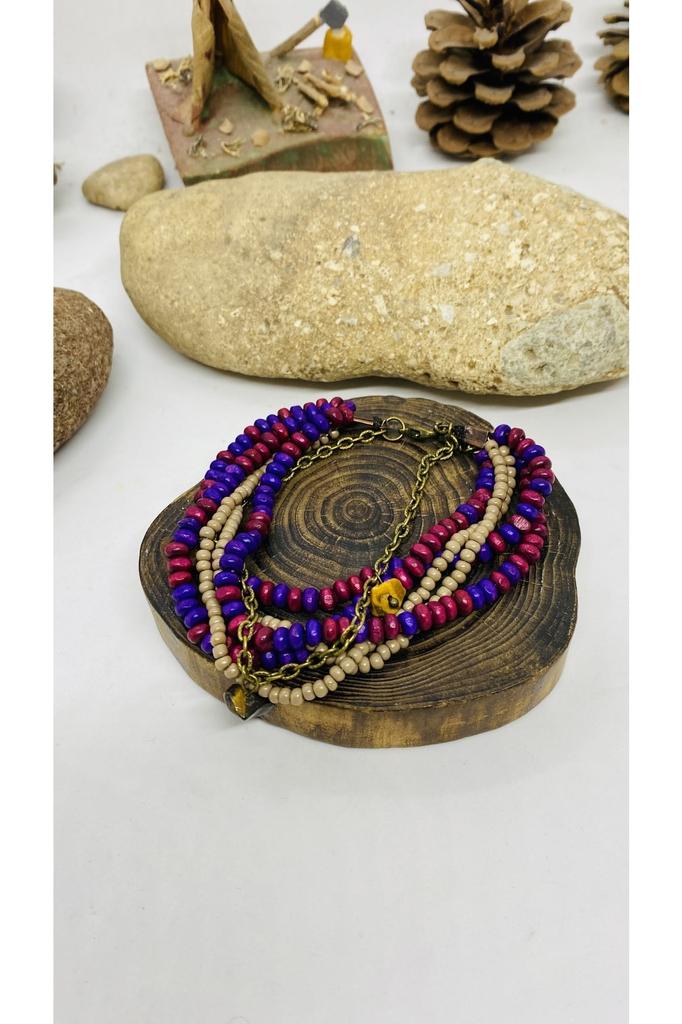 Подарок на день Святого Валентина, аутентичный этнический браслет ручной работы в богемном стиле в стиле хиппи, ювелирные изделия