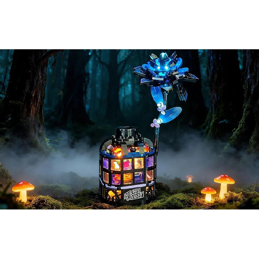 LYBMTWF LED Lighting Kit Compatible with Lego 76784 Black Dahlia Flower  (NOT Include The Model Bricks)
