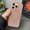 3-в-1 Чехол для телефона с блестками и прозрачный Для iPhone 17 Pro Max Air 15 14 Plus 11 12 13 16 Pro Для Magsafe Беспроводная зарядка Защитная крышка