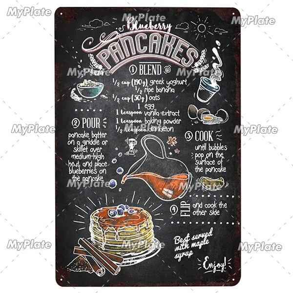 Foods Fruit Vintage Metal Sign Tin Sign Vintage Cafe Decoration Plaque Home Wall Decor Bar Sign Home Decor Poster Drop Shipping