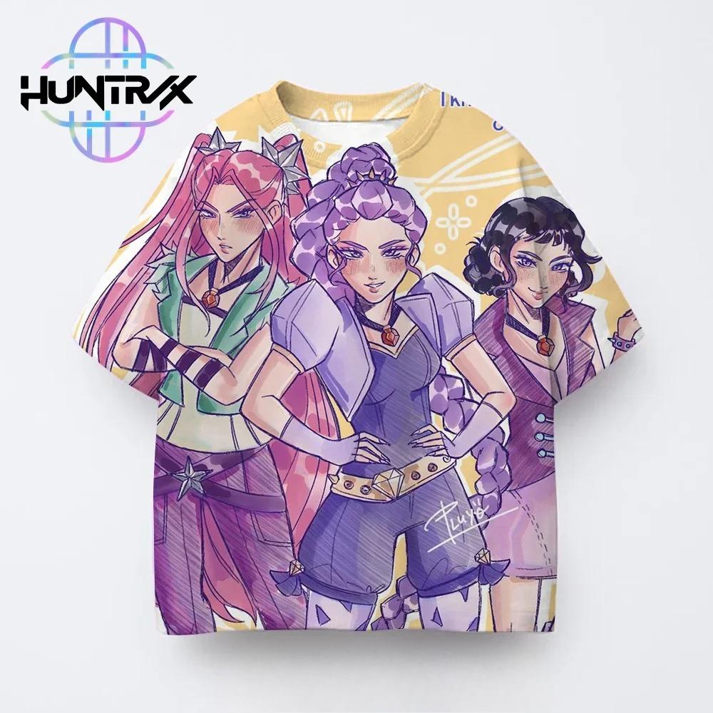 Мальчики Девочки Повседневная Мода Детский Kpop Истребители Демонов 3D Футболка с Коротким Рукавом Аниме Одежда Удобная Круглый Вырез Мягкая Летняя Футболка