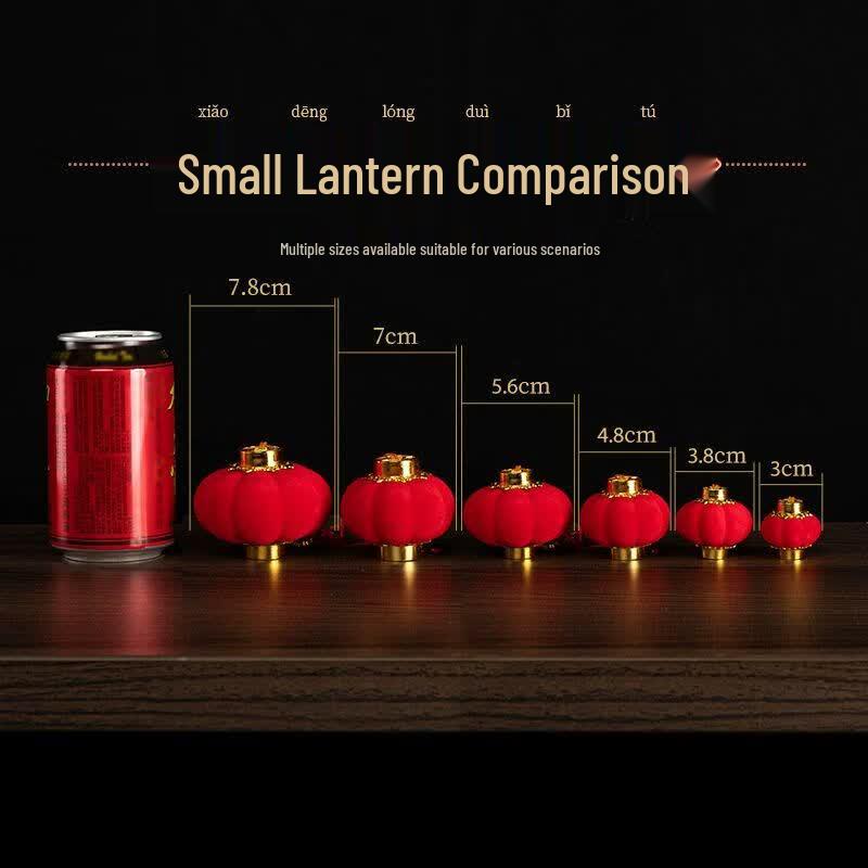 Chinese New Year Red Lantern Tree Ornaments