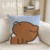 Милый набор наволочек для подушки Rilakkuma, шт. x x Дышащая, моющаяся наволочка для диванной подушки