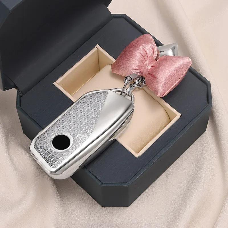 Diamond Texture Luxury For BMW Energy G07 I7 X7 LCI IX I20 X1 U11 7 Series G70 G09 XM G81 U06 M3 Remote Key Case Cover Fob