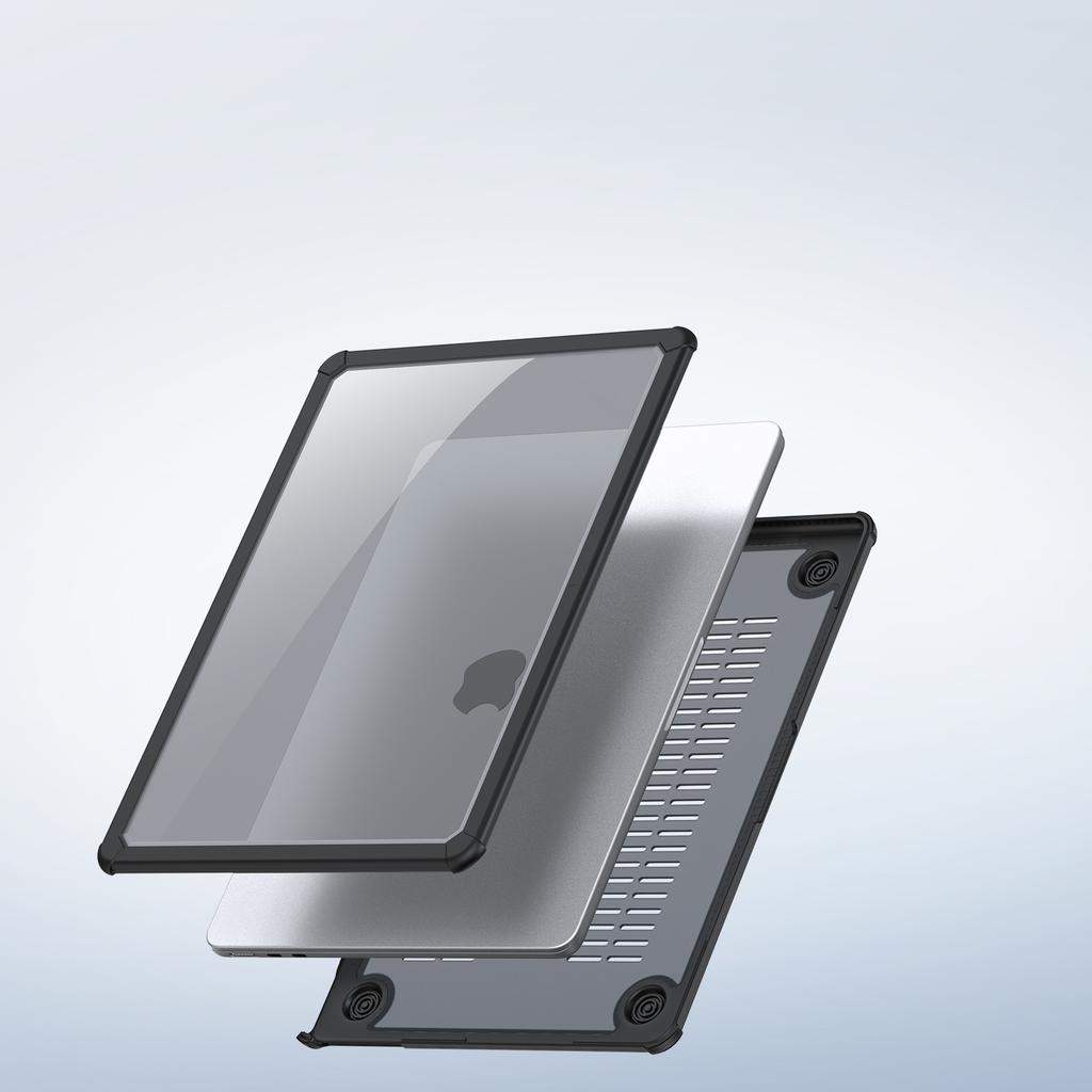 DUX DUCIS LCGM Series Glossy Case for Macbook Air 15 Inch (2025)/(2024) A3114/(2023) A2941 TPU+PC Protective Shell