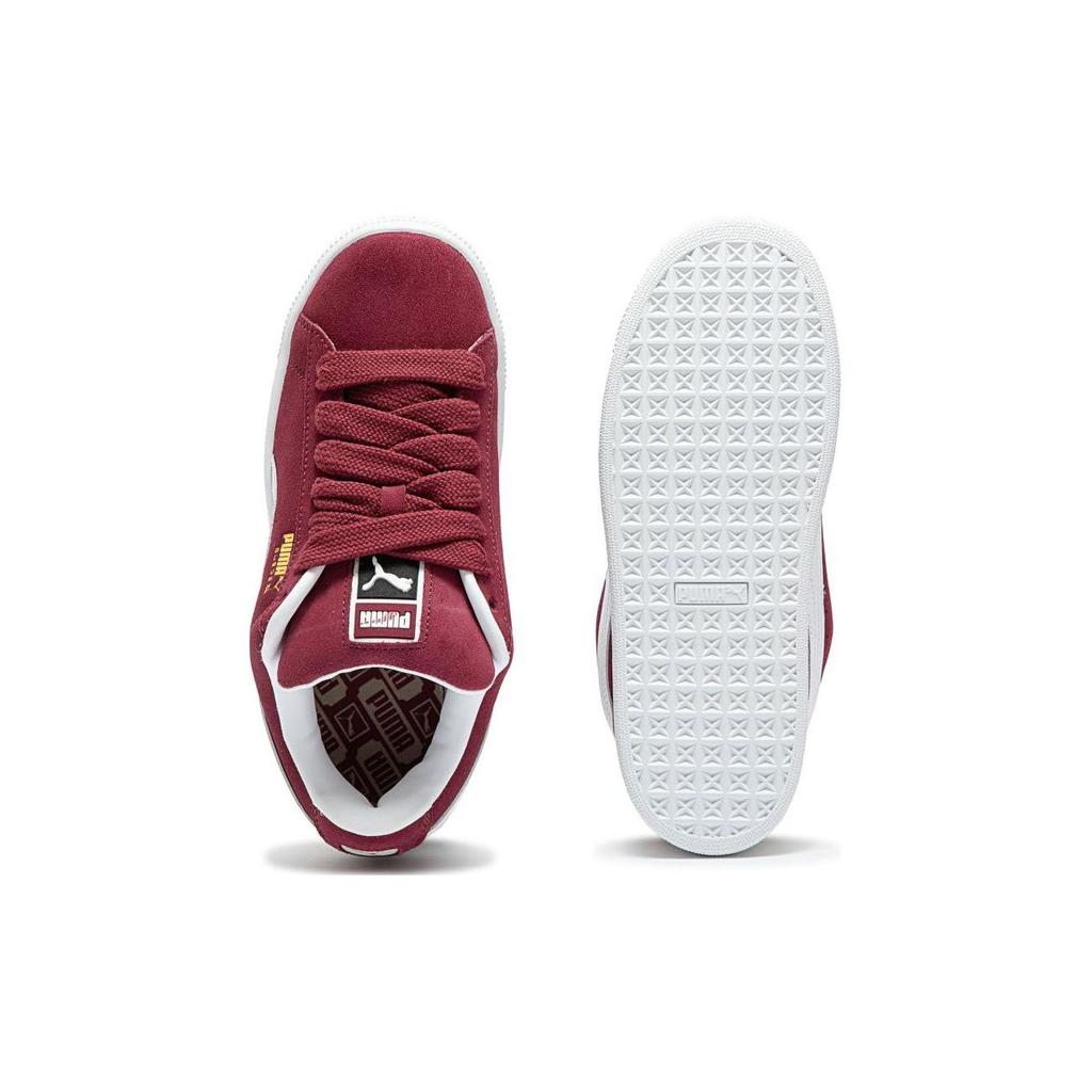 Puma Замшевые XL Повседневные Прочные Низкие Кроссовки Унисекс Кроссовки Красный Белый 395205-12