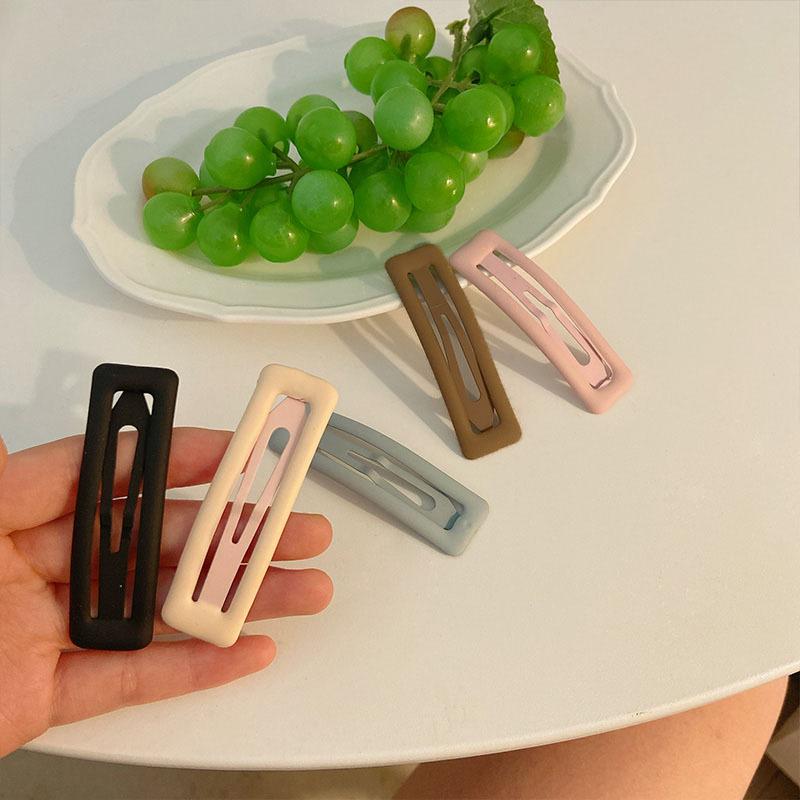 Матовые прямоугольные заколки BB, женские заколки, сломанные заколки для волос, модные заколки для волос для девочек, головные уборы, украшения, инструменты для укладки волос